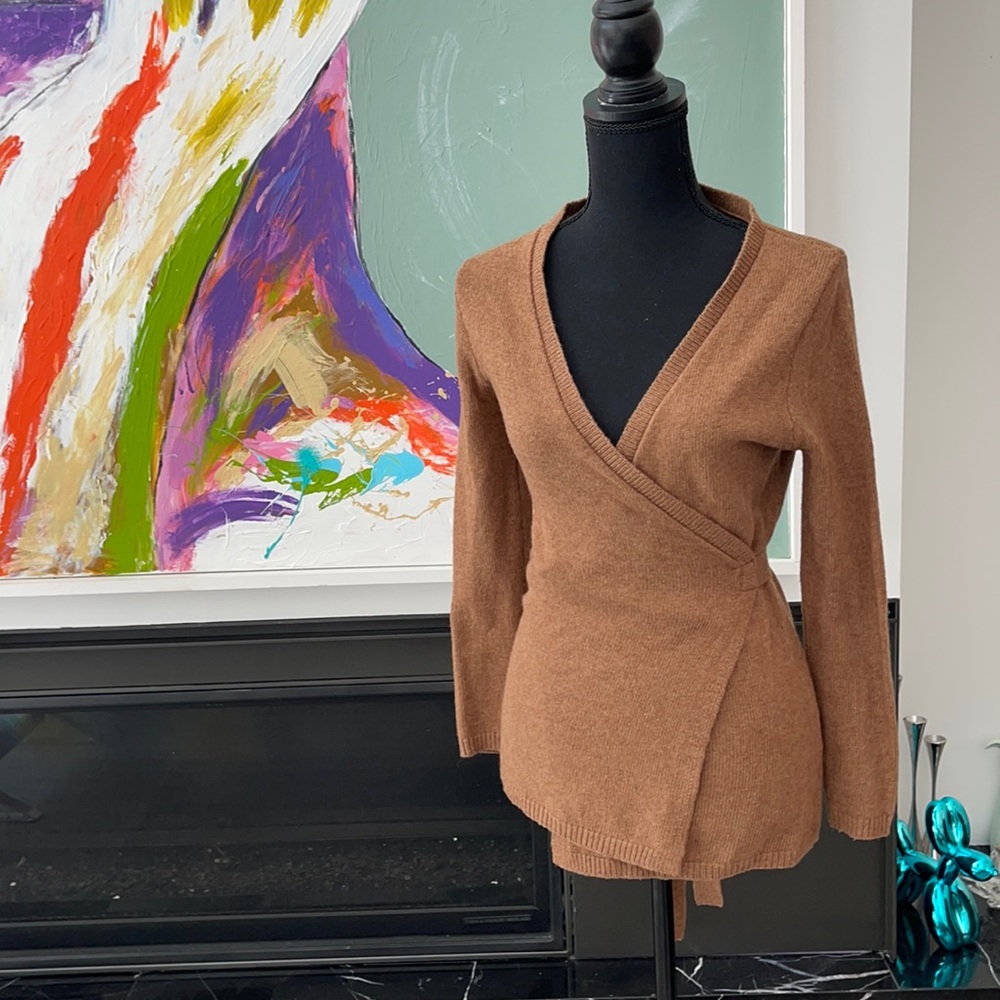J.Crew Sweater with belt tie detail
